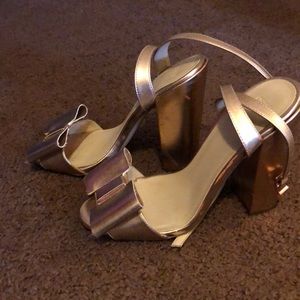 ASOS Gold/Metallic Heels